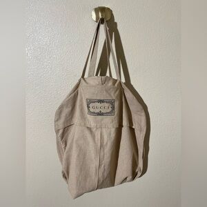 Gucci Light Brown Canvas Garment Bag